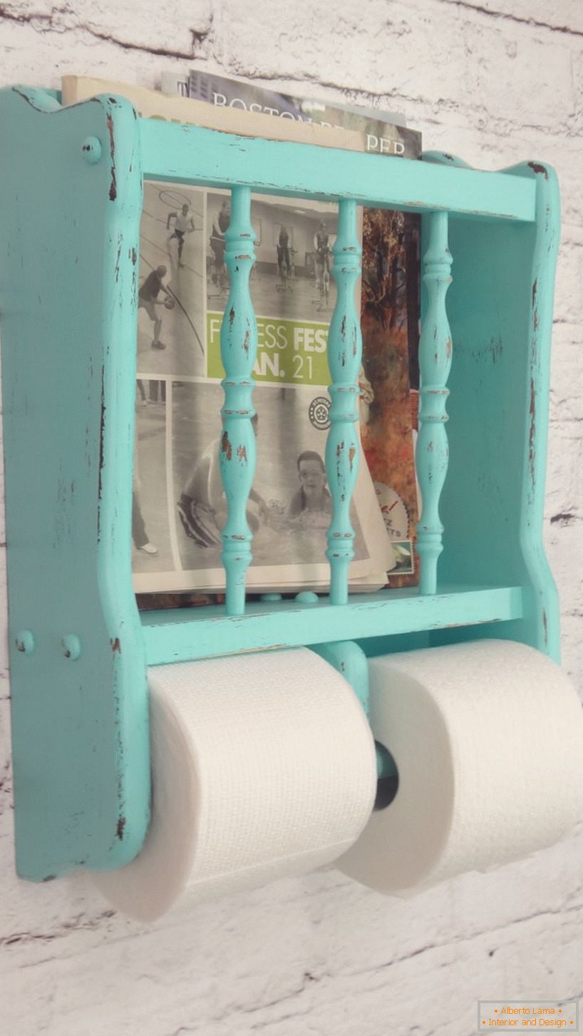 Turquoise Vintage Holder za toaletni papir