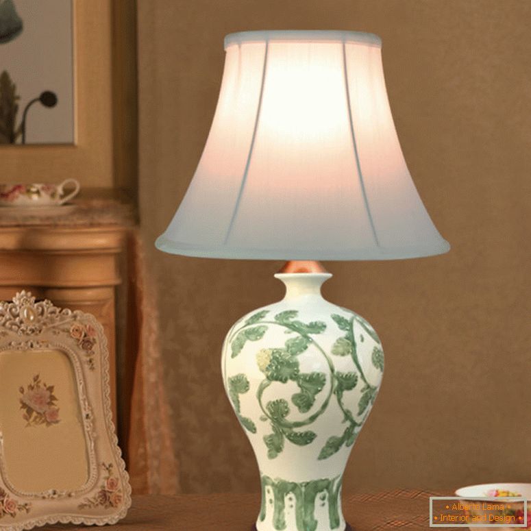 V evropskem slogu-110-v-220-v-viru-svetlo-tkanine-svetilke-keramike-svetilke-spalnica-porcelan-namizna svetilka