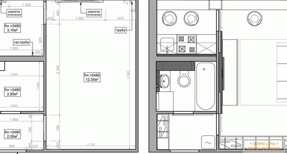 Načrtovanje in opremljanje studio apartmajev