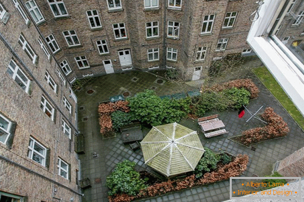 Notranjost apartma 56 m² v starem okrožju Köbenhavn