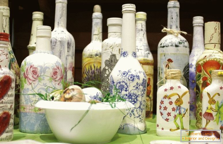 decoupage-bottles