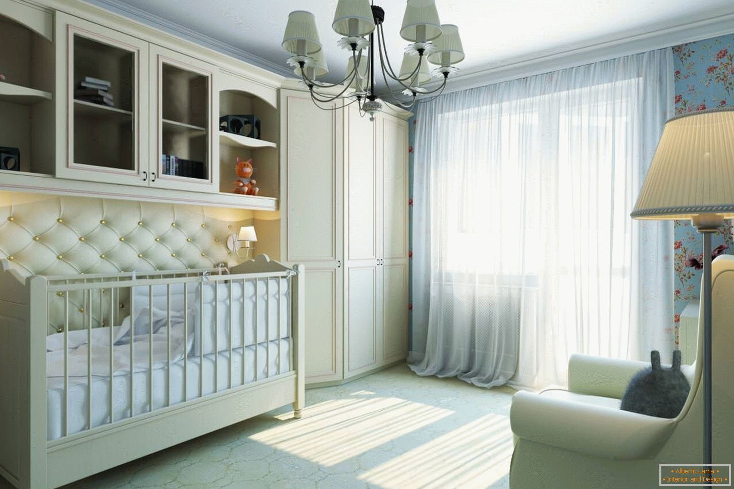 Soba za novorojenčka 12 кв м