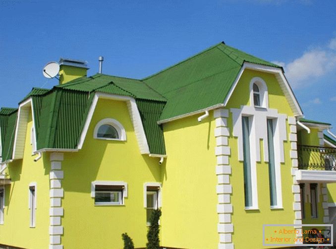 Kako izbrati barvo fasade hiše