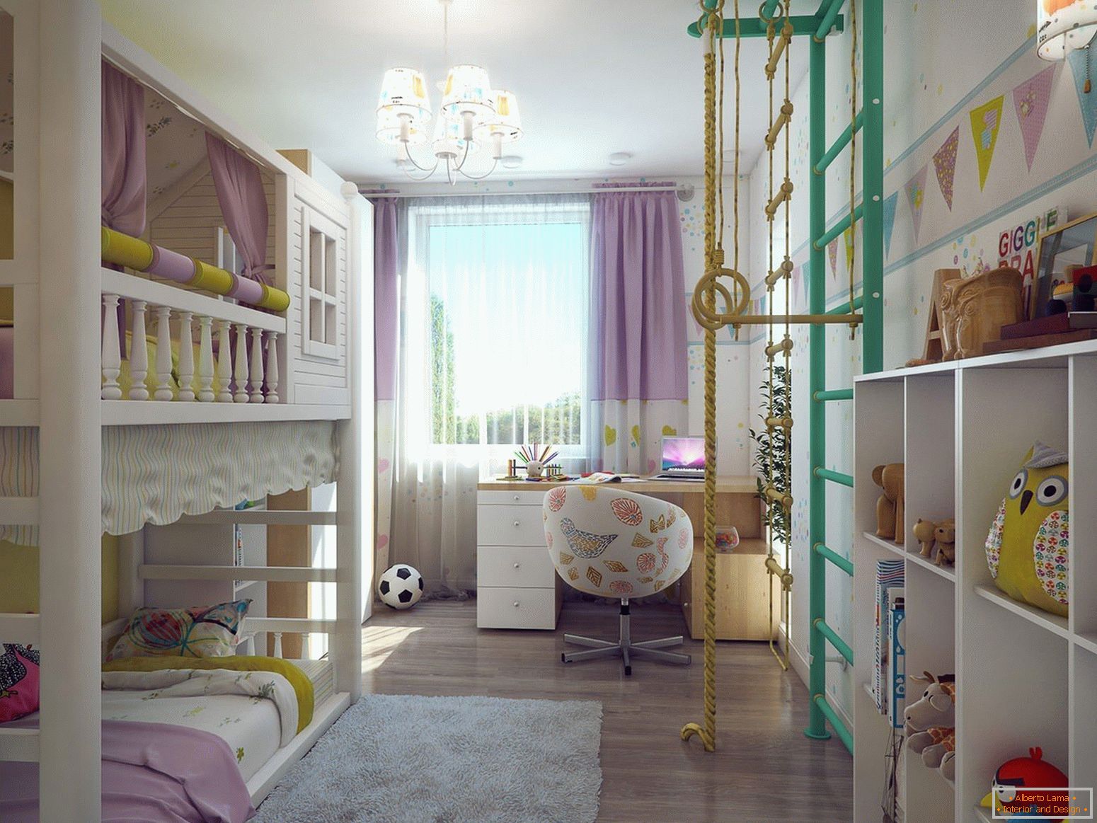 Otroška soba za dva otroka