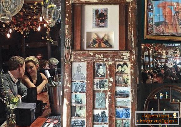 Dekor in dekoracija bar kavarne - fotografija Mamasan