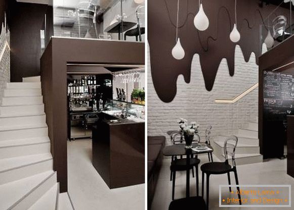 Sodobna dizajn cafe bar Chocolate Bar