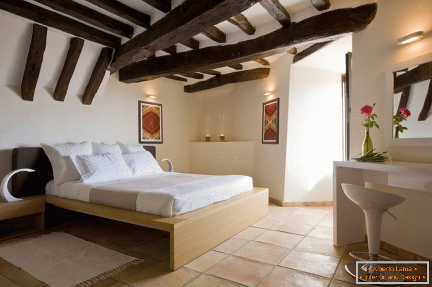 Oblikovanje spalnice v slogu Provence