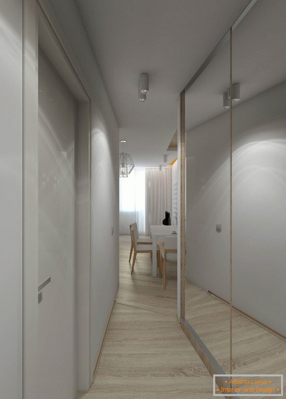 oblikovanje majhnega studio apartmaja 25 кв м 
