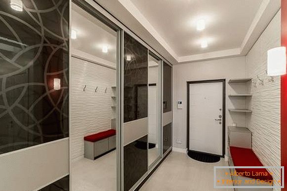 dizajn hodnika v apartmajskih idejah fotografija, foto 27