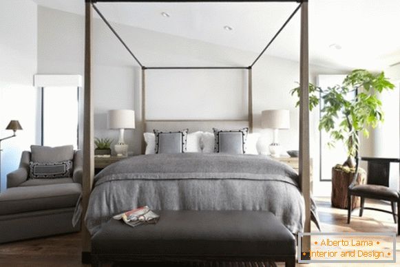 Enostavno oblikovanje spalnice v ekološkem slogu