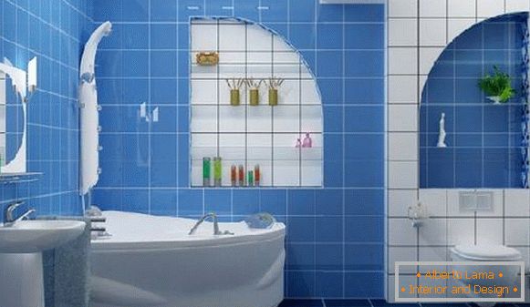 oblikovanje majhne kopalnice v kombinaciji z straniščem, foto 42