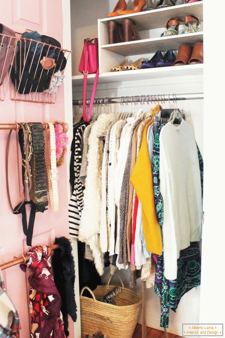 Garderoba iz shrambe - ideje za fotografijo, kako spremeniti