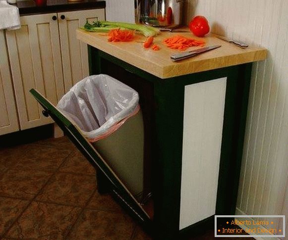 Kako postaviti smeti v kuhinjo