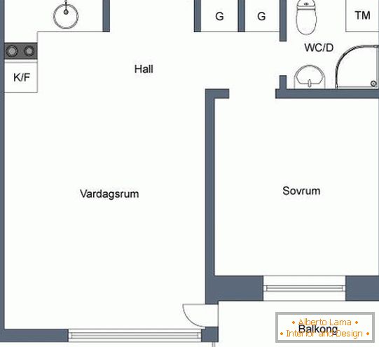 Realni načrt za majhno stanovanje