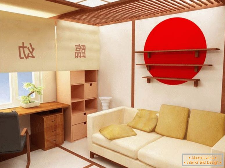 majhen-dnevna soba v japonskem slogu-1024x768