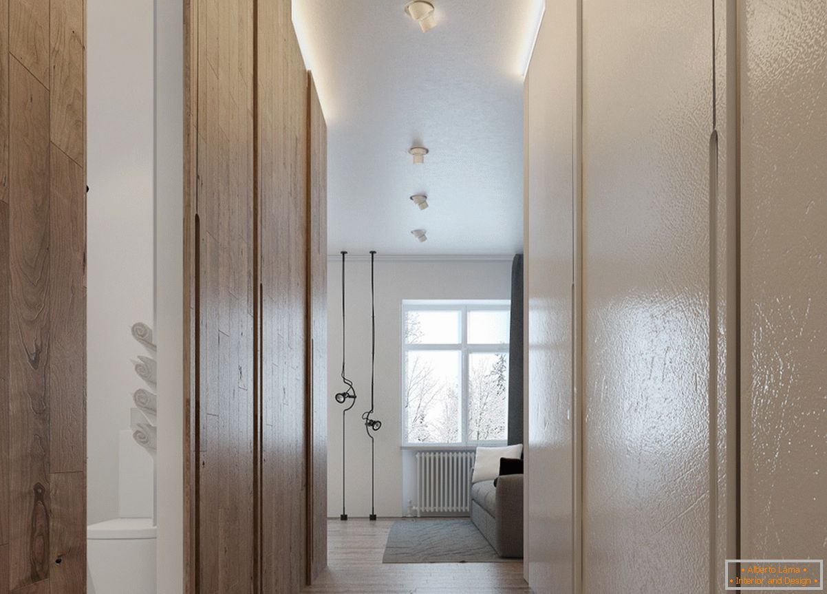 Oblikujte belo kopalnico za majhno stanovanje