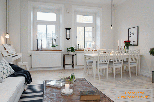 Dnevne sobe in jedilnice v skandinavskem slogu v Göteborgu