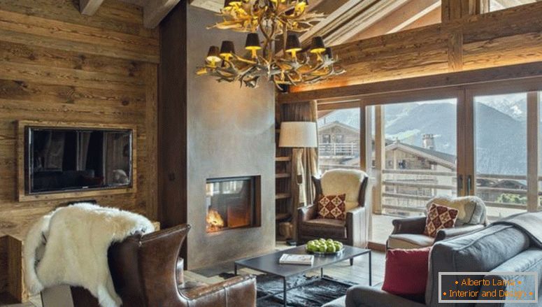 Notranjost v slogu koče - 77 fotografij najboljših idej za