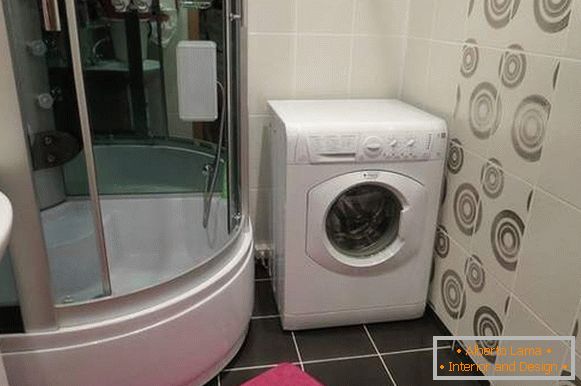 oblikovanje kopalnice s pralnim strojem, fotografija 29
