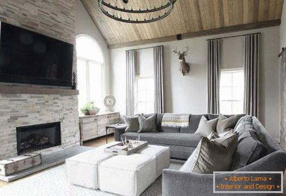 Lepa soba v vaši hiši - kombinacija materialov in stilov v notranjosti