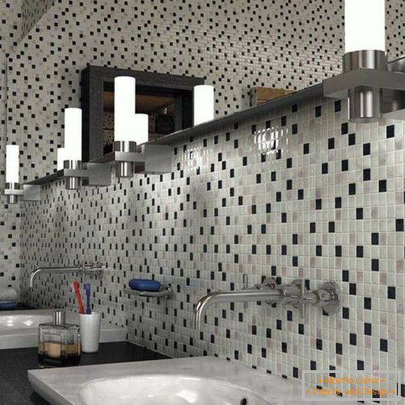 mozaik ploščice za kopalnico, fotografija 30