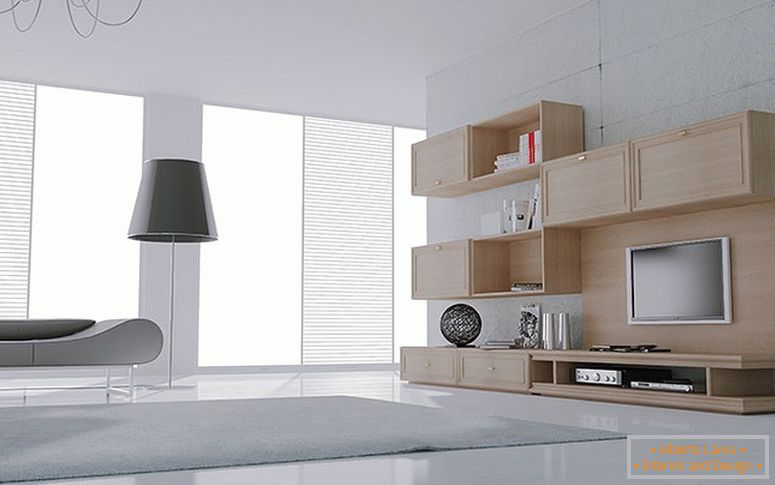 Dnevna soba v minimalističnem slogu