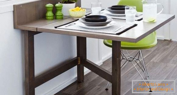 miza, kuhinja, zložljiva lesena, fotografija 11