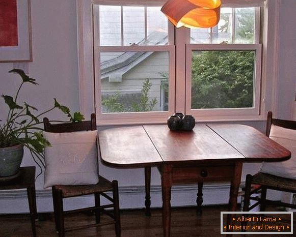 miza, kuhinja, zložljiva lesena, fotografija 28