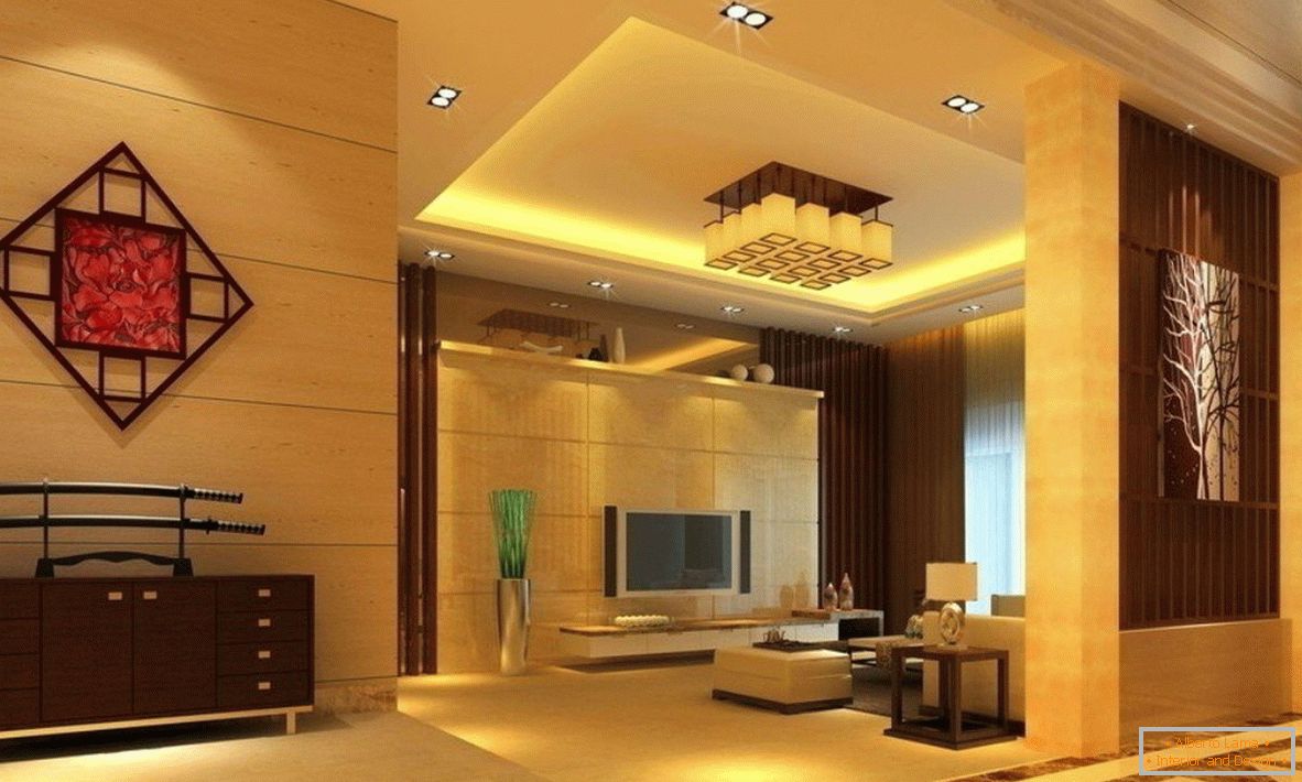 Kitajski stil strop dekor
