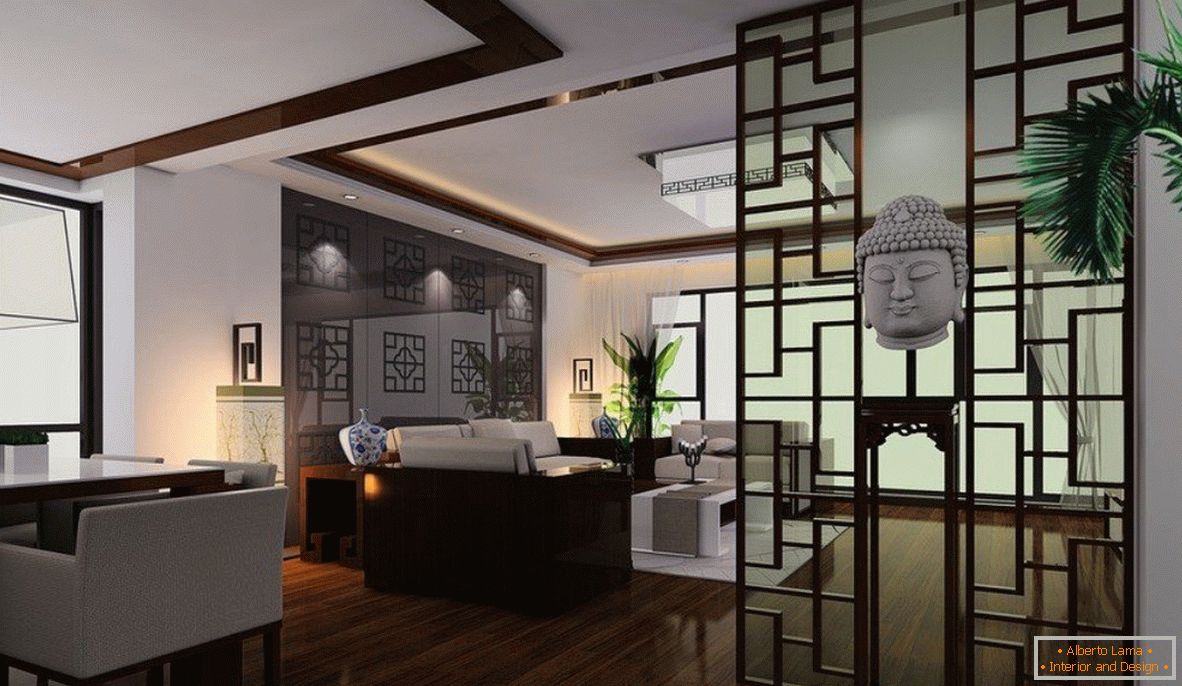 Dekor v sobi v orientalskem slogu