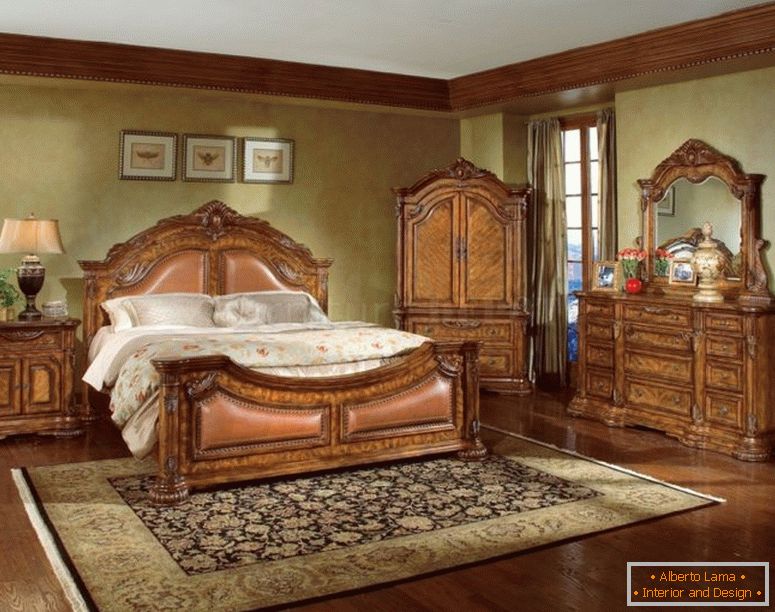 privlačne-oblikovne ideje-za-tradicionalne-spalnice-dekor-z-najboljšimi-posteljo-v-velik-omari-v bližini-veliko-skladiščenje-blizu-lepo-steno-na-leseni-tla