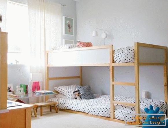 Dvonadstropna postelja od IKEA