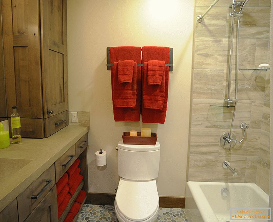 Ideja za majhno kopalnico - kombinirana kopalnica. Фото 3