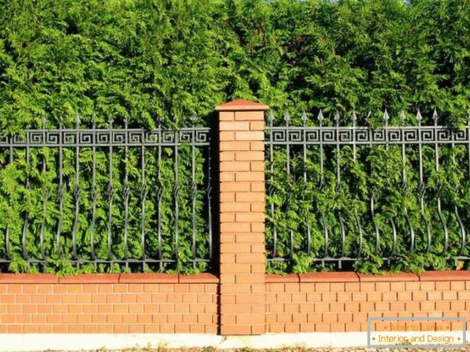 Ograjene ograje za privatno hišno fotografijo