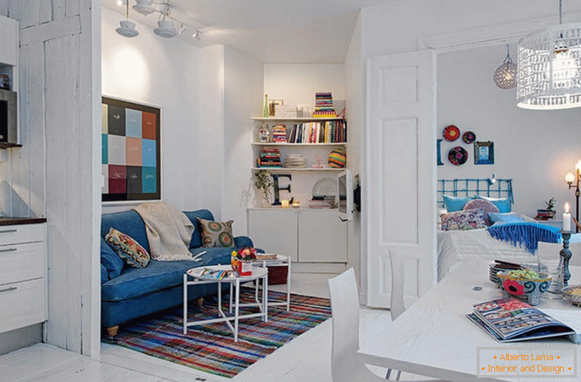 Izvirno majhno stanovanje s 34 m2 na Švedskem