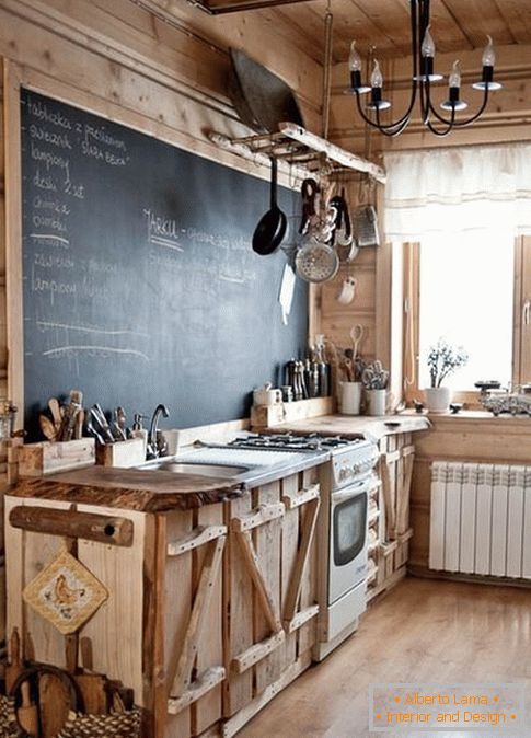 naredite kuhinjo z lastnimi rokami iz lesa, fotografija 14