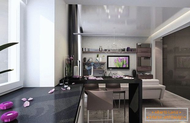 kuhinja design dnevna soba moderne ideje