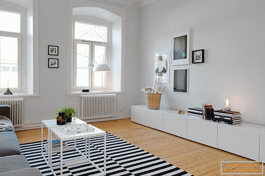 Notranjost stanovanja v Stockholmu