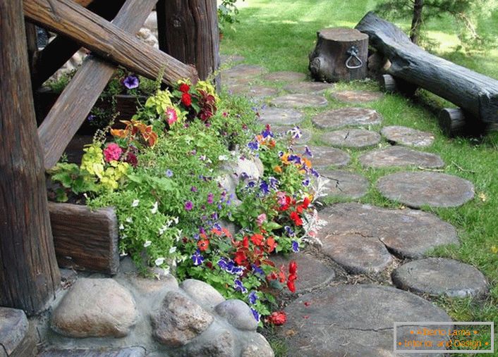 Krajinsko oblikovanje vrta v prijetnem slogu države (52 fotografij)