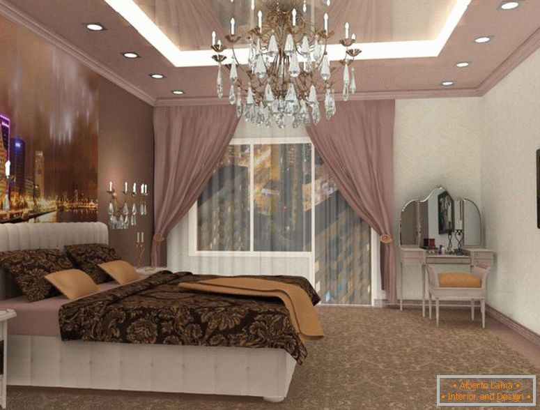 luksuzno oblikovan prostor za spalnico