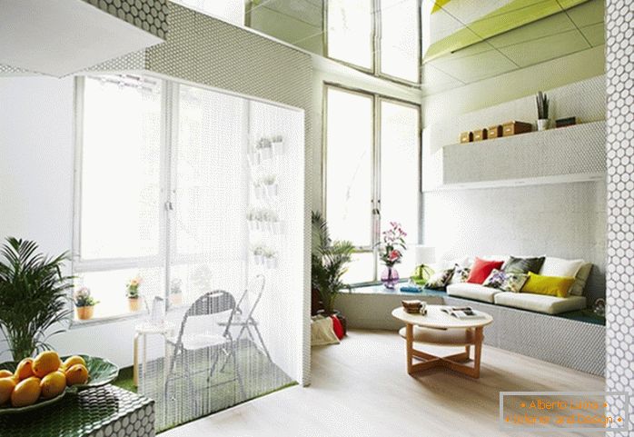 Mozaik design majhnega stanovanja - фото 6