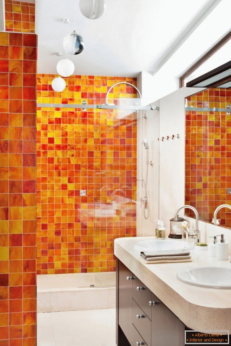 Mozaik za kopalnico - 100 fotografij idej, kako okrasiti