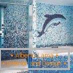 Dolphin of mozaik na kopalnici