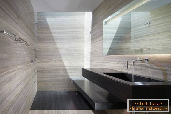 Striženi marmor v kopalnici