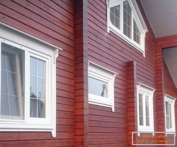 Finske platnice za okna v leseni hiši, фото 18