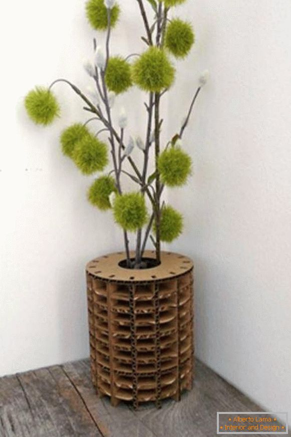 dekorativne veje za zunanje vaze z lastnimi rokami, fotografija 46