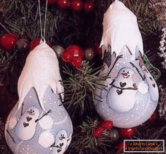 Novoletne igrače na božično drevo z lastnimi rokami, foto 26