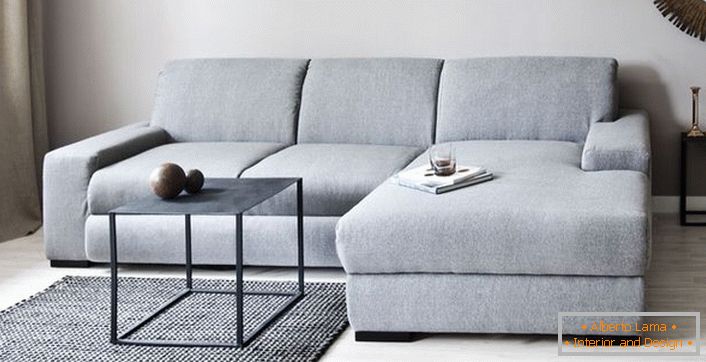 Načrtovanje notranjosti dnevne sobe v slogu skandinavskega minimalizma.