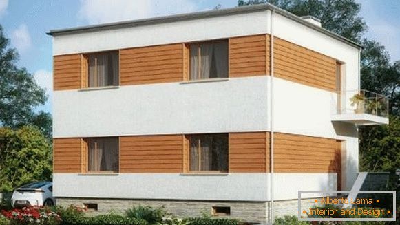 Lesene fasade s ploščami za fasado