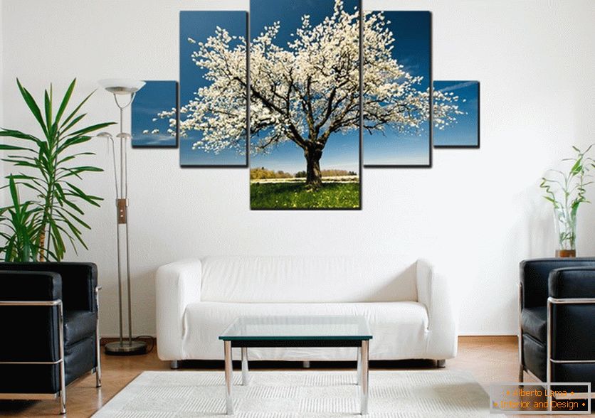 Fotografija na platnu kot element dekor vašega stanovanja